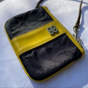 NW Bosca Leather Wristlet, Sz 5.5”x3.5”